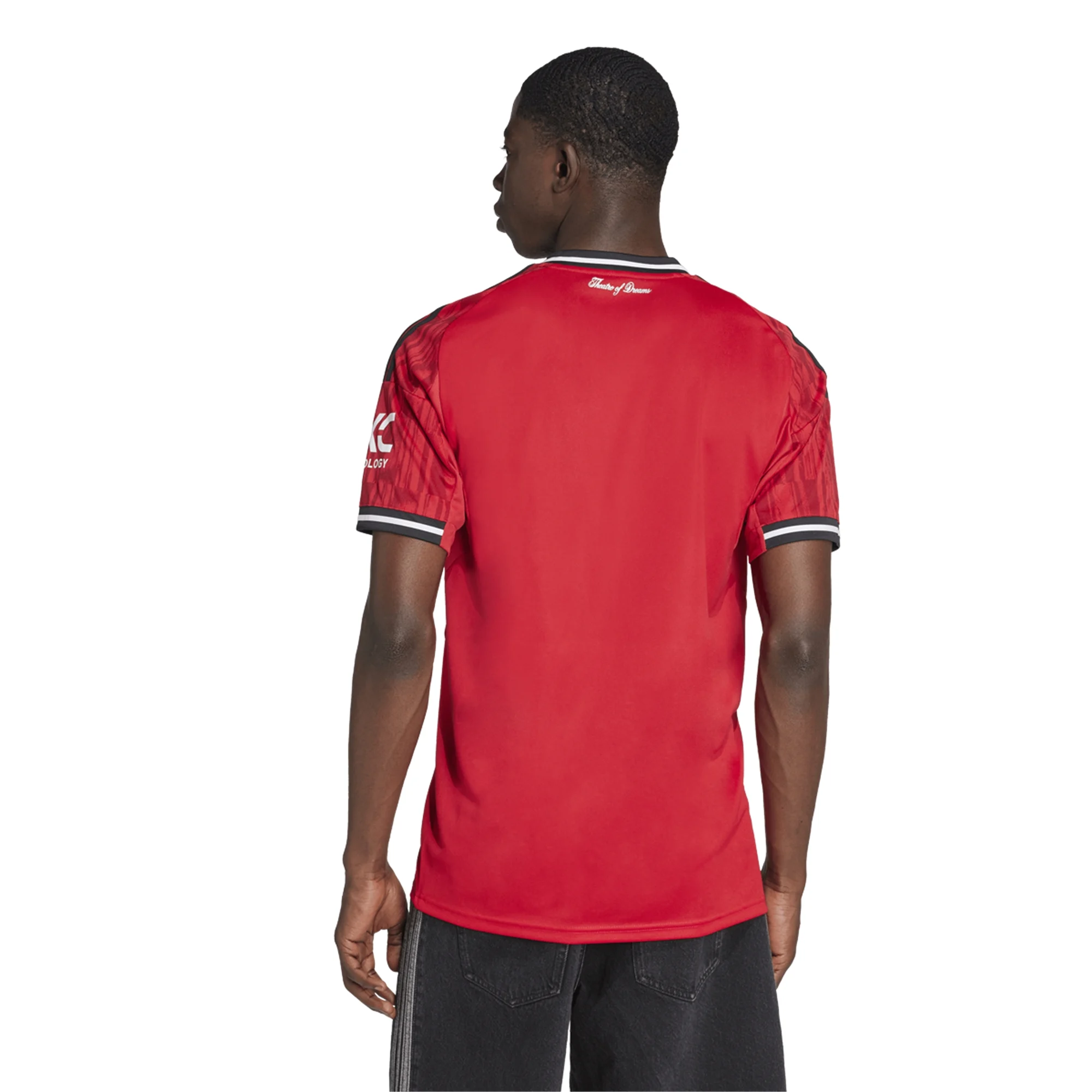 adidas Lisandro Martinez Men's Manchester United Home Jersey 25/26 w/ EPL + NRFR Patches (Red)