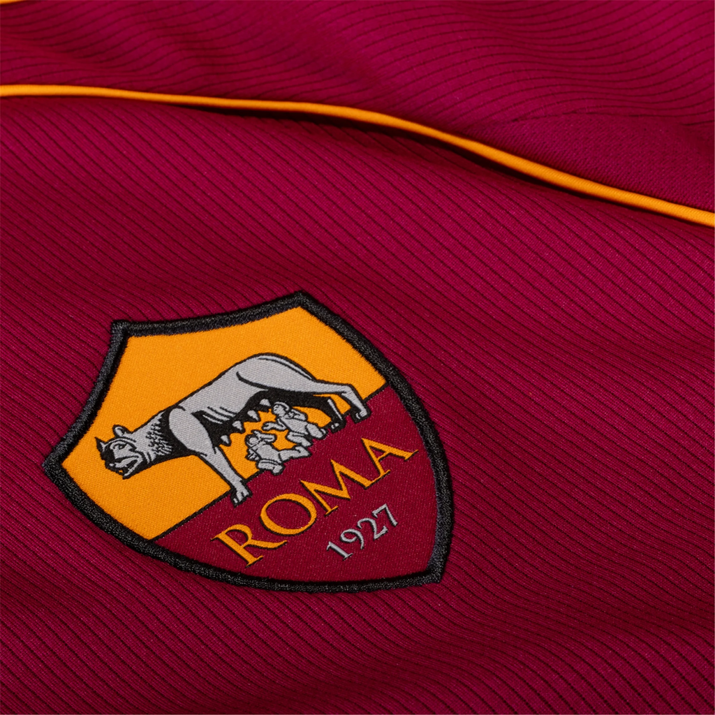 adidas Men's Roma Buba Sangaré Home Jersey w/ Europa League Patches 25/26 (Burgundy)