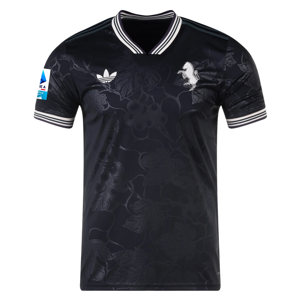 adidas Juventus Weston McKennie Third Jersey w/ Serie A Patch 25/26 (Black)