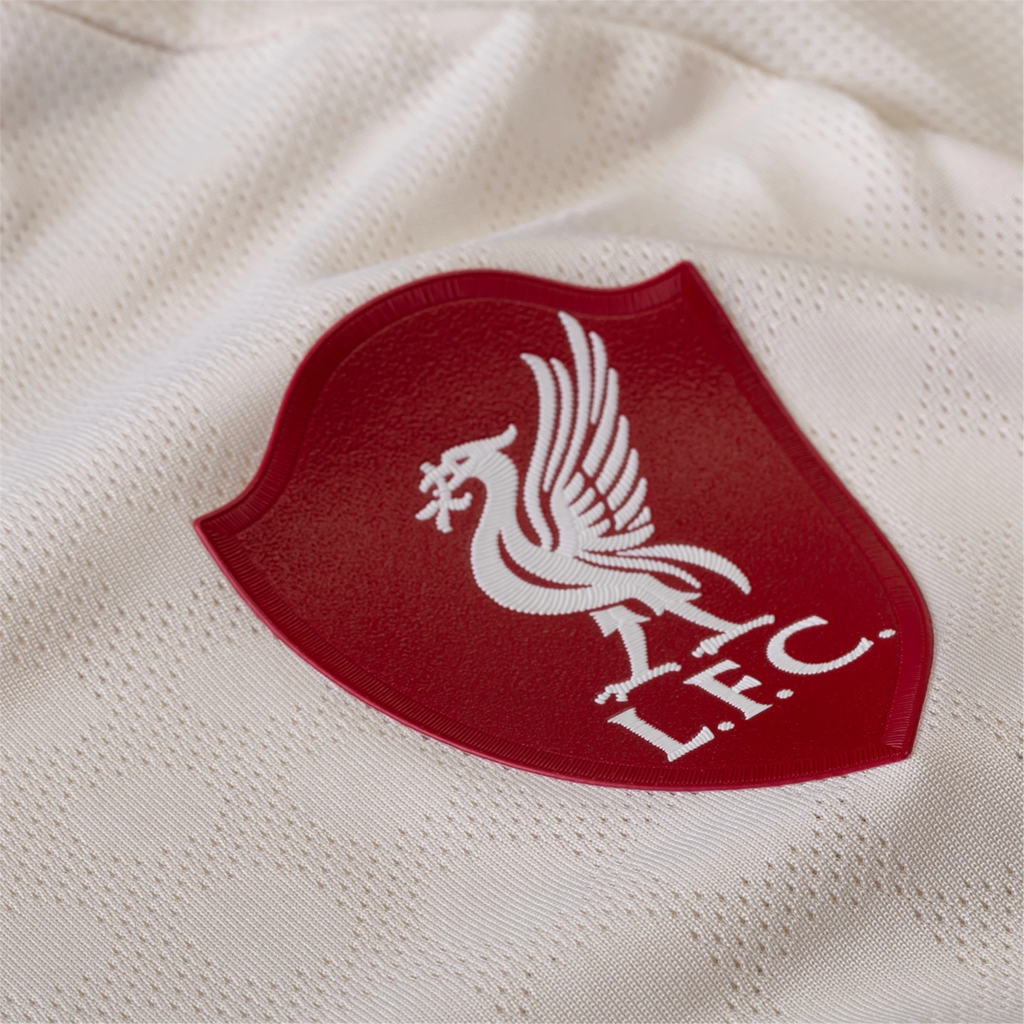 adidas Men's Liverpool Authentic Andy Robertson Away Jersey w/ Champions League Patches 25/26 (Wonder White)