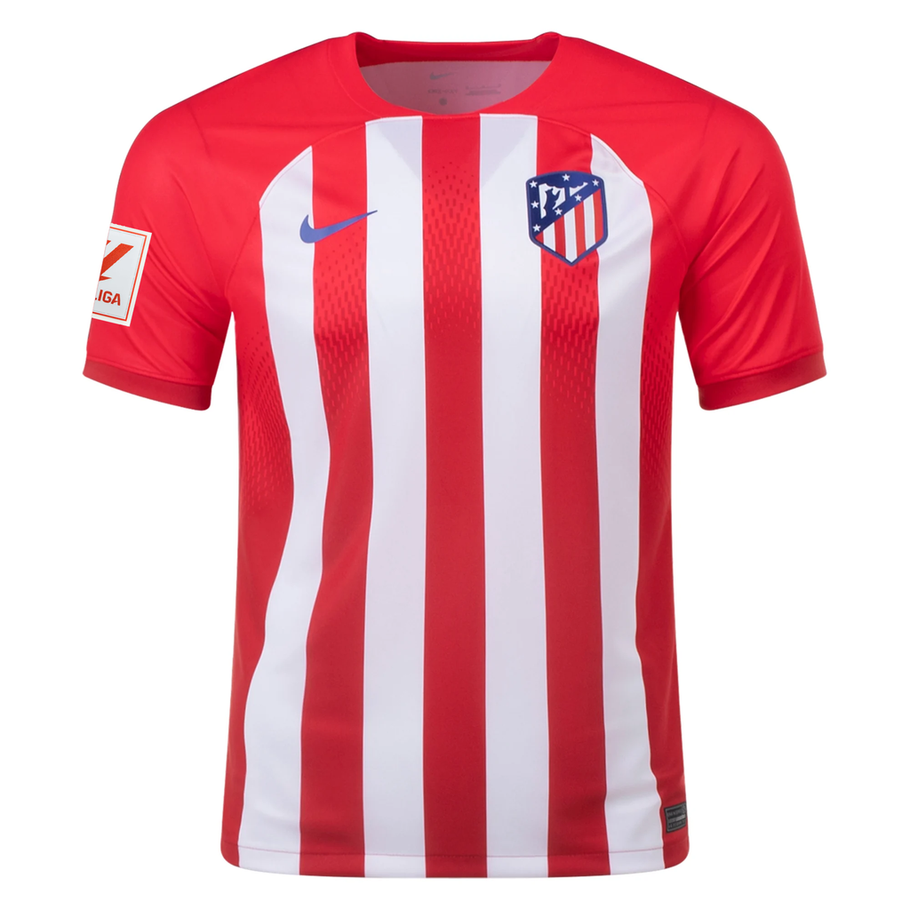 Nike Atletico Madrid Rodrigo De Paul Home Jersey w/ La Liga Patch 23/24 (Sport Red/Global Red)