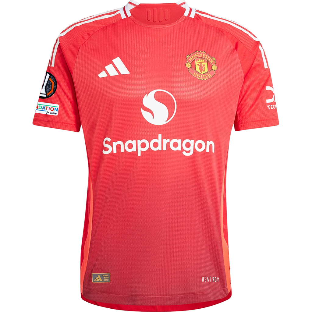 adidas Manchester United Authentic Antony Home Jersey w/ Europa League Patches 24/25 (MUFC Red/Bright Red)