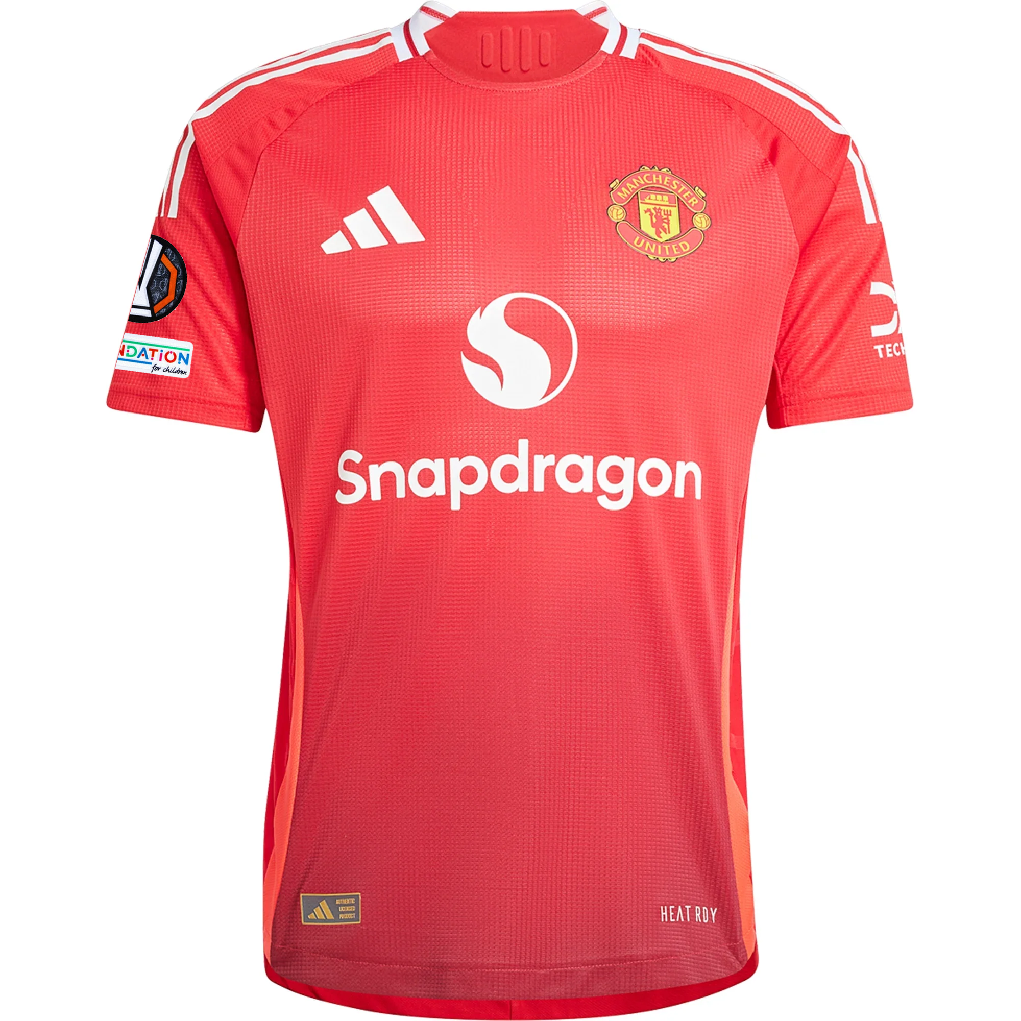 adidas Manchester United Authentic Antony Home Jersey w/ Europa League Patches 24/25 (MUFC Red/Bright Red)
