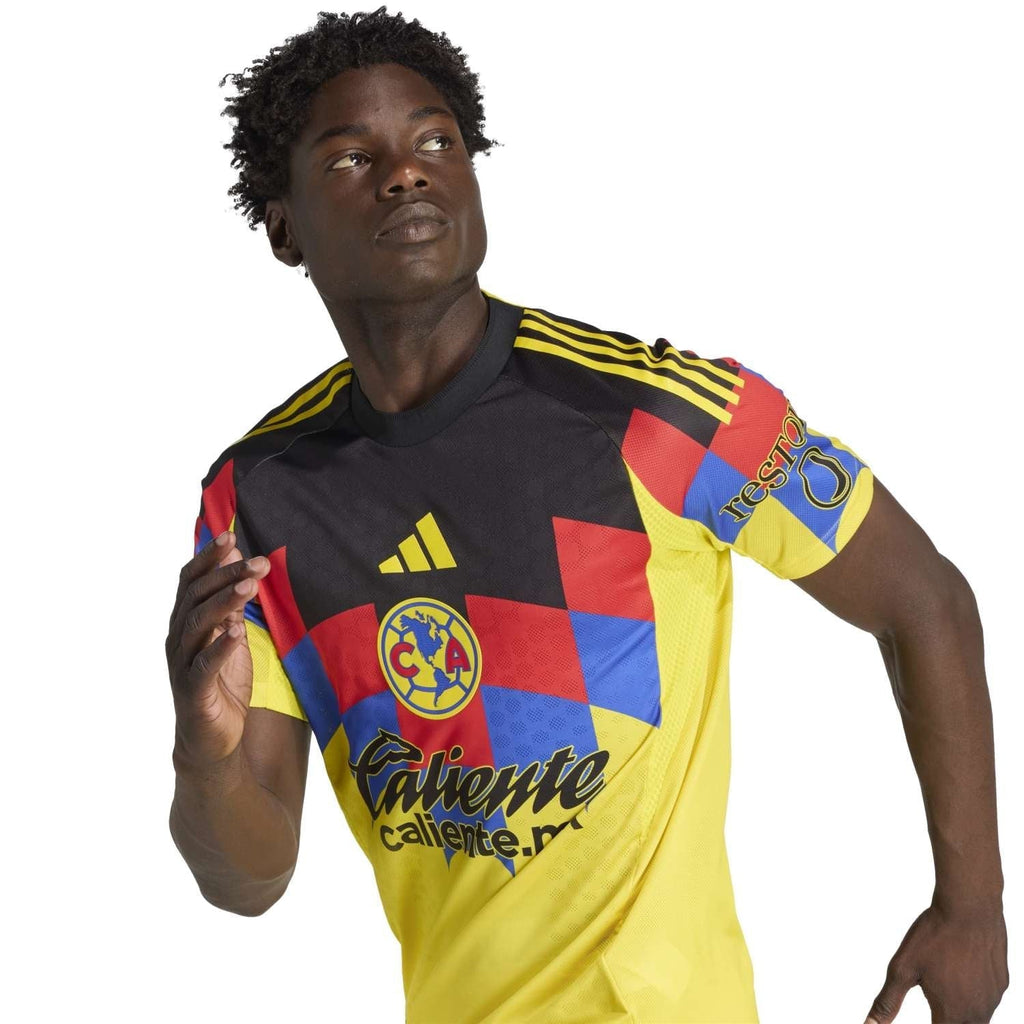 adidas A. Cervantes Men's Club America 25/26 Authentic Home Jersey (Yellow)