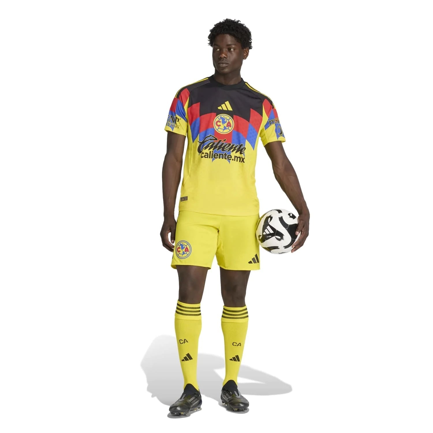 adidas Davila Men's Club America 25/26 Authentic Home Jersey (Yellow)