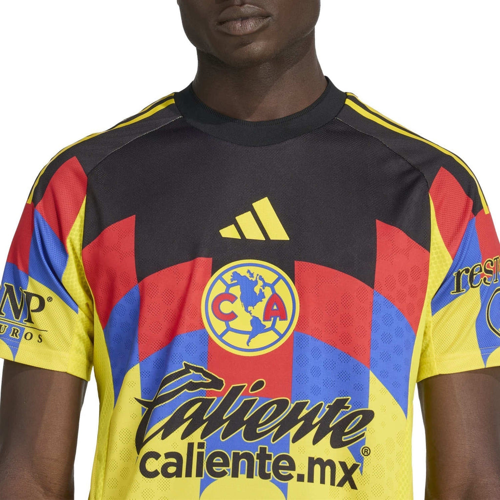 adidas A. Cervantes Men's Club America 25/26 Authentic Home Jersey (Yellow)