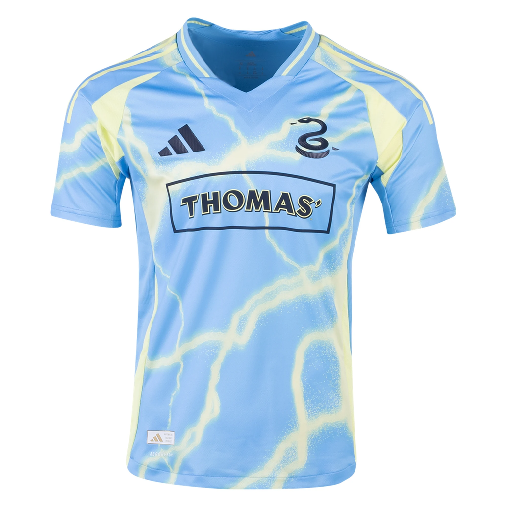 adidas Philadelphia Union Mikael Uhre Authentic Away Jersey 25/26 (Blue/Yellow)